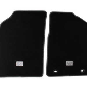 Talne preproge iz velurja spredaj, črne